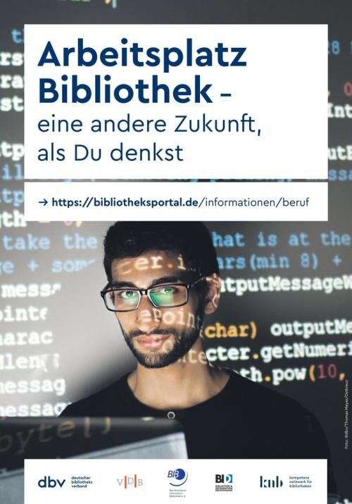 Poster "Arbeitsplatz Bibliothek" Poster "Arbeitsplatz Bibliothek"